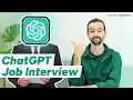 Job Interview Preparation with ChatGPT Prompt sheet included