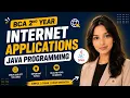 BCA 2nd Year Internet Applications Using Java Programming Syllabus