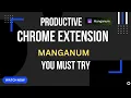 Revolutionize Your Workflow with FREE Manganum Chrome Extension - A Game Changer for Productivity