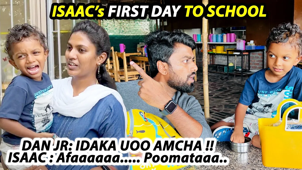 Lil ISAAC's First DAY to School 🏫 Atrocities 🤣 DAN JR VLOGS
