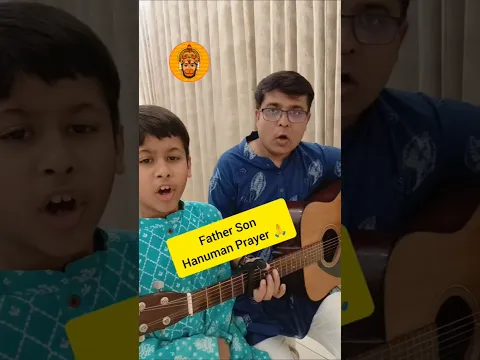 Maine Tere Hi Bharose Hanuman Sagar Mein 🙏 | Father Son Unplugged Cover | Sunil Lodhi | Hanuman Ansh