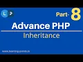 Inheritance Object Oriented Concept Advance PHP Tutorial Learning Points