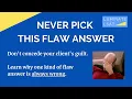 Never Pick This Flaw Answer - Learn How 180-Scorers Know This Answer Is ALWAYS WRONG LSAT LR