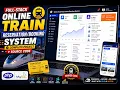 Online Train Ticket Reservation System using PHP MySQL Full-Stack Project with Source Code