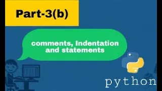 Comments indentation and statements in Python-In Hindi- PYTHON Python tutorial for beginners