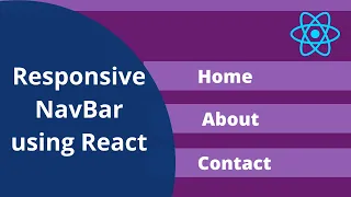 Responsive Navbar using React React BootStrap and React Router Dom