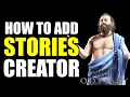 Assassins Creed Odyssey - How to Add Stories