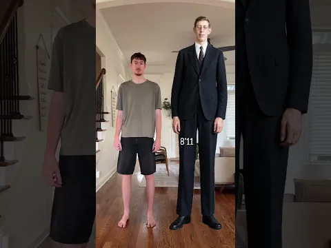 Compared to the tallest man in the world Robert Wadlow #tall