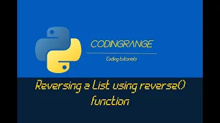 Python Tutorial Reversing a List - Tips and Tricks