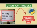 OpenCV project Text detection using Webcam in Python 20 lines