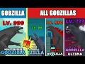 Download Lagu Godzilla MonsterVerse vs ALL Godzilla Level Challenge Rampage | Kaiju Animation