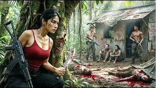 超燃動作電影：絕色美女化身致命殺手，以身為餌輕鬆消滅敵軍一營