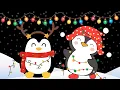 Download Lagu Penguin Parade Christmas Winter Baby Sensory video for Tummy Time with High contrast | Calming Music