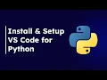 Installing Setting Up VS Code for Python Bangla