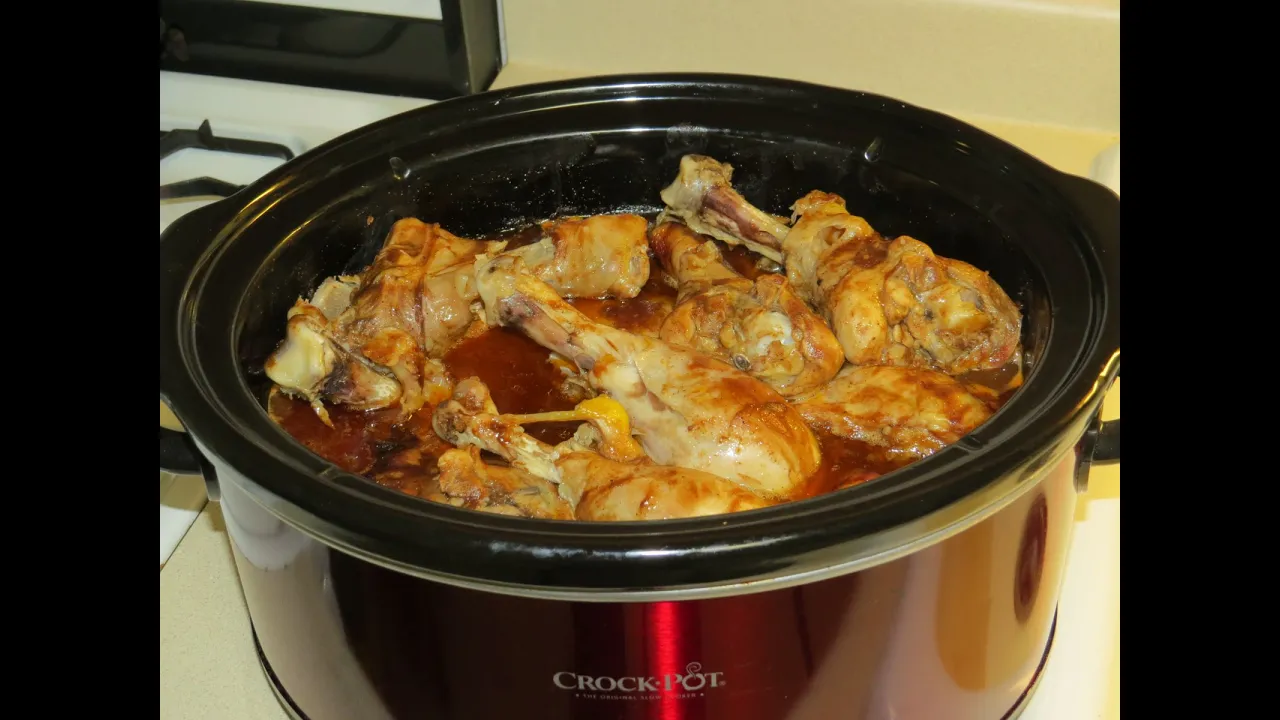 The Best Slow Cooker BBQ Chicken 🍗| Potluck Recipes | Cooking Up Love