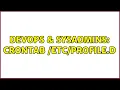 DevOps SysAdmins Crontab d 2 Solutions