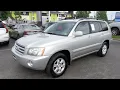 SOLD 2003 Toyota Highlander FWD Walkaround Start up Tour and Overview