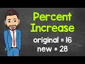 Calculating Percent Increase Percent Change Math with Mr J