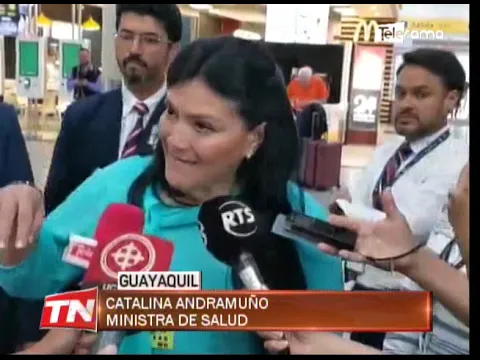 Ministra de salud constata protocolos de seguridad por coronavirus