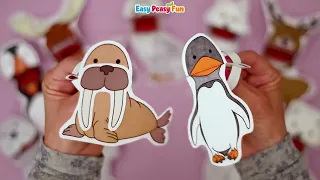 Polar Animals Puppets