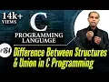 Difference Between Structures and Unions in C Programming - Structures in C
