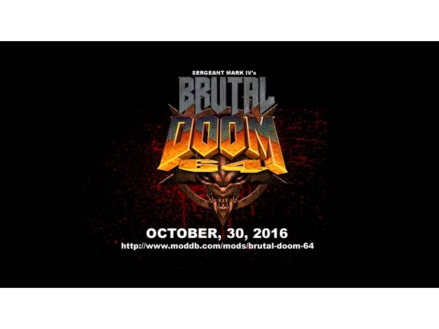 Brutal Doom 64 v1 Trailer