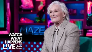 Glenn Close Revisits Her Iconic Red Carpet Looks WWHL