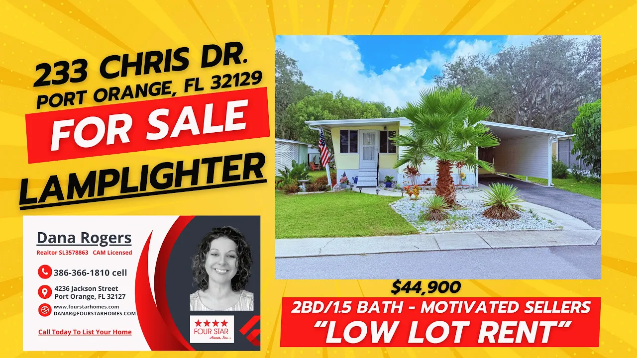 🛑SOLD🛑🏡 MOVE-IN READY & BEAUTIFULLY UPDATED IN LAMPLIGHTER! (Port Orange, FL)