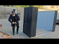 How to install 8FT x 10FT Outdoor Storage Shed with Floor Frame