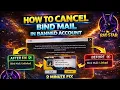 How to cancel Bind mail in Ban account Free Fire Bind-unbind Tutorial Full Source Code Easy Setup