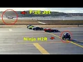 Download Lagu The Ultimate Race Ninja H2R Vs Jet planes \u0026 Super Cars