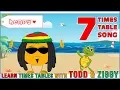 7 Times Table Song Learning is Fun The Todd Ziggy Way