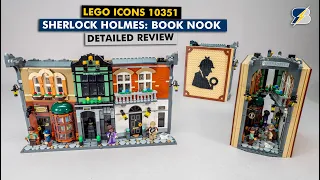 LEGO Icons 10351 Sherlock Holmes: Book Nook detailed review