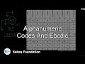 Alphanumneric codes and EBCDIC Computer Science Lecture Sabaq pk