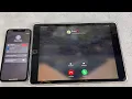 FaceTime Incoming Calls IPhone 11 vs IPad 8 2020