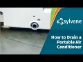 How to Drain a Portable AC Fully vs Partially Evaporative Sylvane