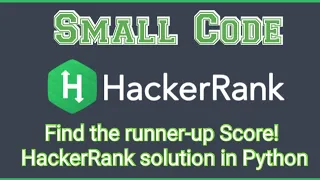 Find the Runner-up Score HackerRank solution in Python