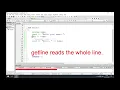c cin vs getline