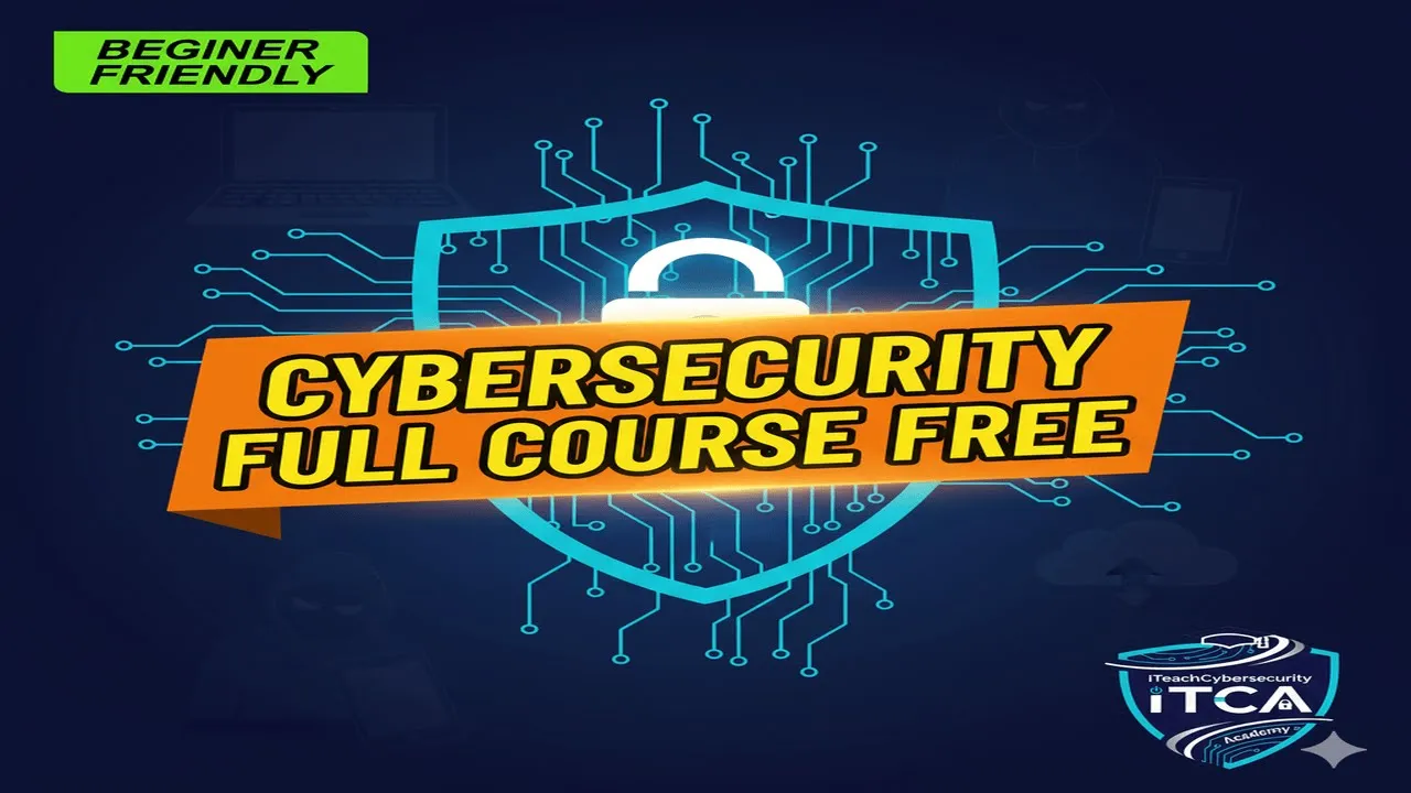 Cybersecurity Full Course for Beginners | Free & Practical Guide | iTCA