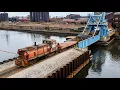 Indiana Harbor Works Steel Mill Trains in East Chicago
