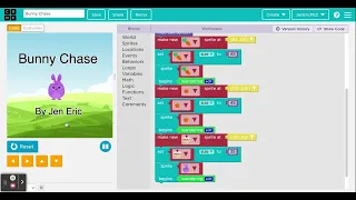 How to make a Chase Game using Code org Sprite Lab