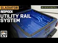 Jeep Gladiator JT RedRock Utility Rail System Review Install