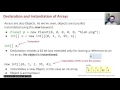 Lists1 6 Instantiating Arrays