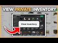 How to View Private Inventory in Roblox 2025