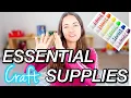 ESSENTIAL ART AND CRAFT SUPPLIES FOR TODDLERS AND PRESCHOOLERS MUST HAVE ACTIVITY SUPPLIES