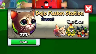 Unlocking MAX LEVEL Dojo Fusion Station Secret in Brainrot Evolution!