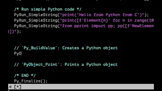 Python-C Interaction Exploring the C API ep 02 - Python Objects in C