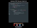 Leetcode 206 Reverse Linked List in Python Python Leetcode Python Coding Tutorial Python ASMR