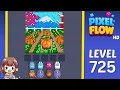 Pixel Flow Level 725 Solution Walkthrough