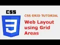CSS Grid Layout Tutorial Grid Areas